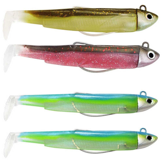 FIIISH Black Minnow Double Combo Search Soft Lure 120 mm 18g