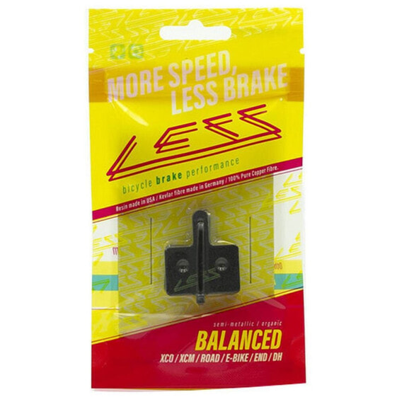 LESS Balanced Shimano Deore / TRP hy-rd / TEKTRO Auriga Dorado Organic Disc Brake Pads