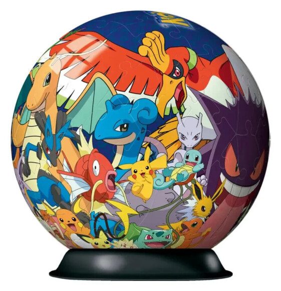 Globus-Puzzle Pokémon, 72 Teile