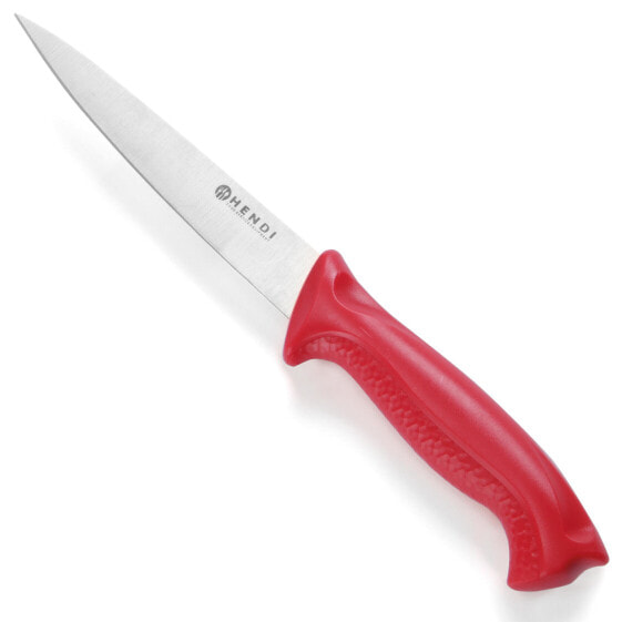 Нож кухонный для филе HACCP для сырого мяса 300 мм - красный от HENDI 842522