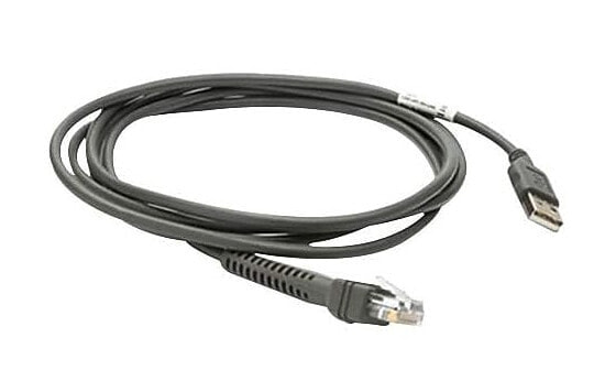 Zebra CBA-U44-S15PAR - Black - USB A - 4.6 m - LI3608/LI3678