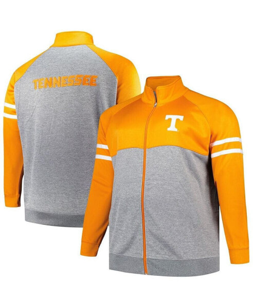 Men's Tennessee Orange Tennessee Volunteers Big and Tall Fleece Full-Zip Jacket