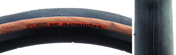 WTB Exposure Tire - 700 x 36, TCS Tubeless, Folding, Black/Tan