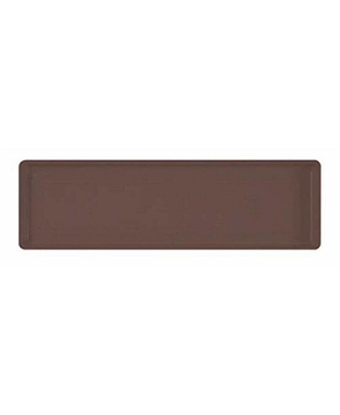(#10303) Countryside Flower Box Tray, Chocolate Brown 30"
