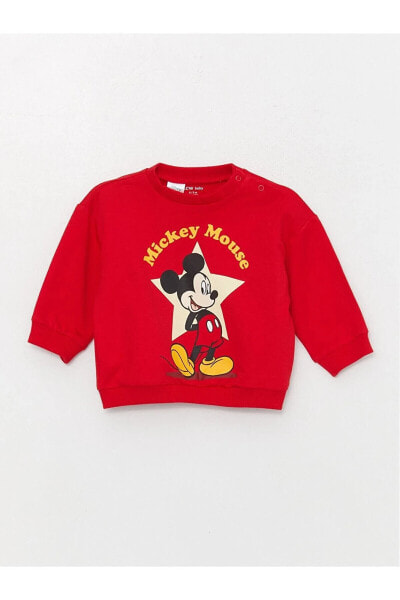 Комплект для малышей LC WAIKIKI Свитшот с длинным рукавом и штаны с принтом Микки Маус 2-шт.