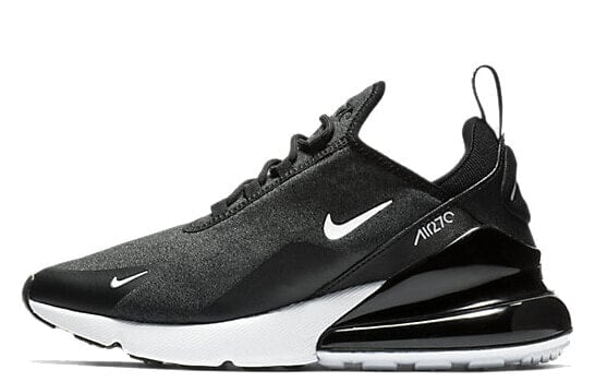 Кроссовки женские Nike Air Max 270 SE "Black Heather" черно-белые