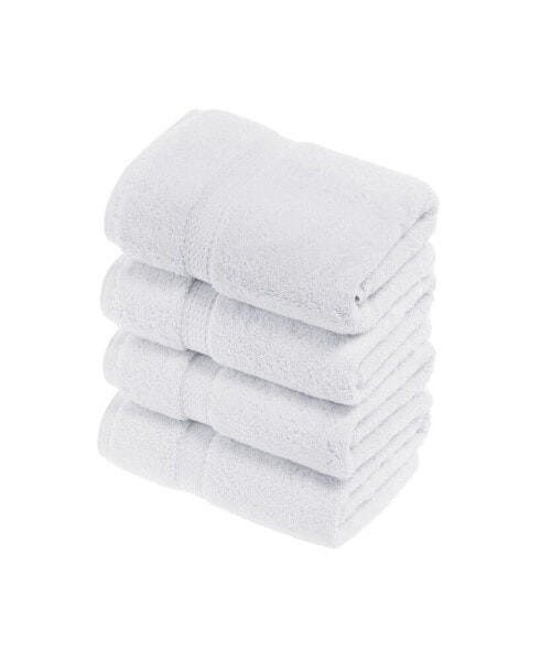 Highly Absorbent 6 Piece Egyptian Cotton Ultra Plush Solid Face Towel Set