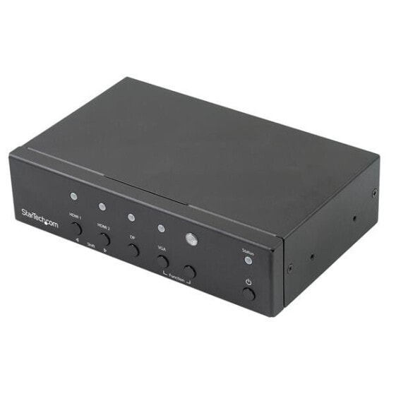 StarTech.com Multi-Input to HDMI Automatic Switch and Converter - 4K - HDMI/VGA/DisplayPort - Black - 60 Hz - 1024 x 768 (XGA) - 1280 x 720 (HD 720) - 1920 x 1080 (HD 1080) - 1920 x 1200 (WUXGA) - 2560 x 1440,... - Status - 3840 x 3160 pixels