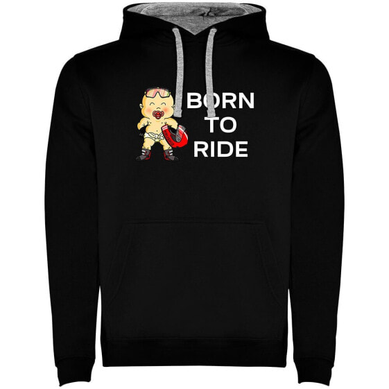 KRUSKIS Born To Ride Two-Colour hoodie