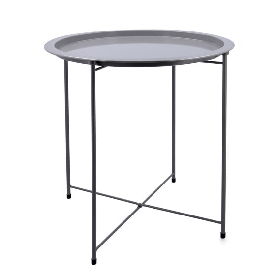 Side table Vinthera Moa Steel 47 x 50 cm Grey Metal