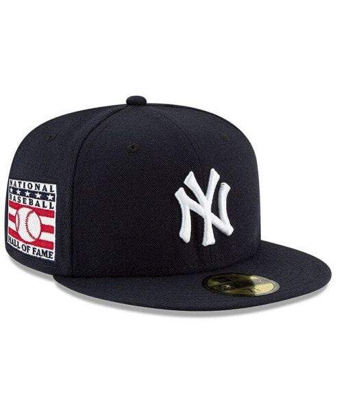 Men's Navy New York Yankees National Baseball Hall of Fame 59FIFTY Fitted Hat