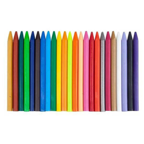 Цветные карандаши Liderpapel Wax pencils box of 24 units — разноцветные