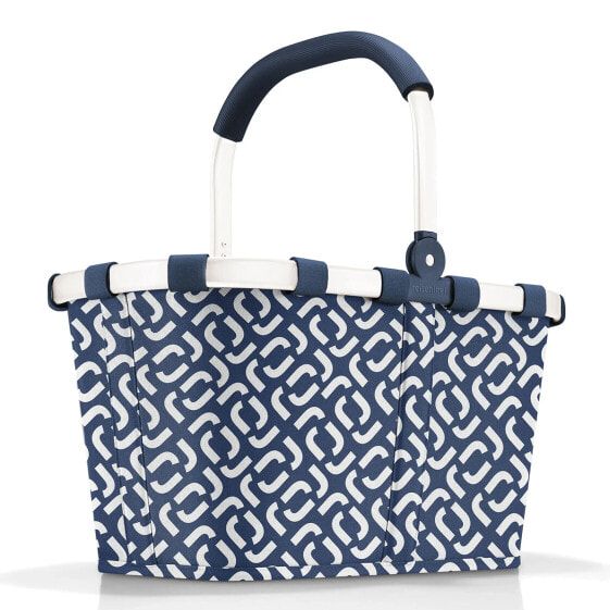 Einkaufskorb carrybag frame Signat. Navy