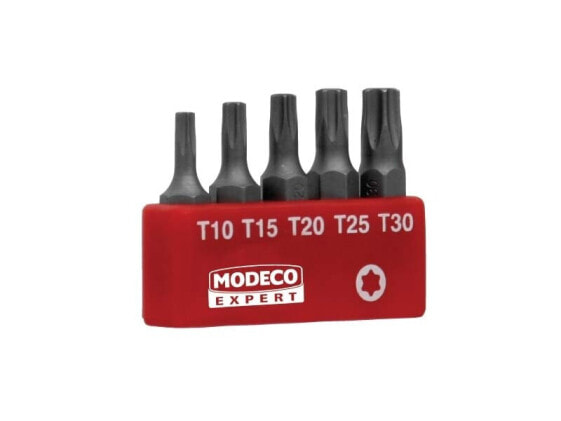 Modeco Komplet grotów Torx 25mm T10-T30 5szt. (MN-15-515)