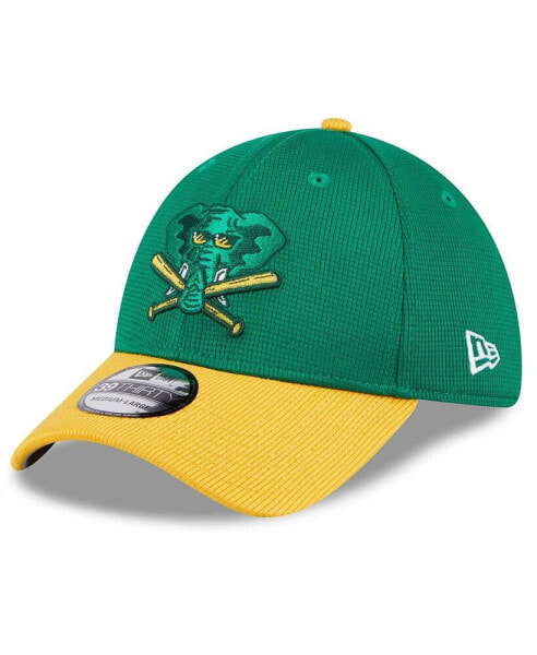 Men's Kelly Green Oakland Athletics 2024 Batting Practice 39THIRTY Flex Hat