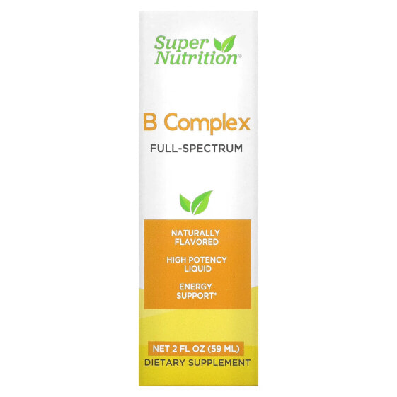 B Complex, Full Spectrum, Raspberry Lemon, 2 fl oz (59 ml)