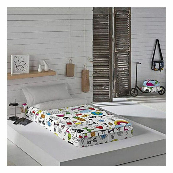 Комплект постельного белья на молнии с одеялом Costura Cool Icons (90 x 190 cm) (90 кровать)