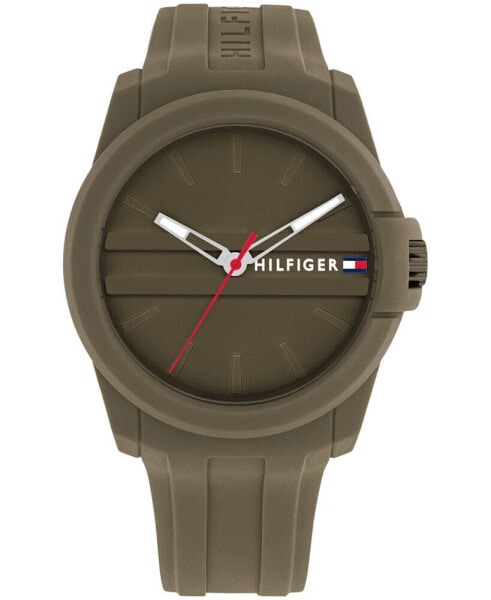 Часы Tommy Hilfiger Quartz Green Silicone Watch