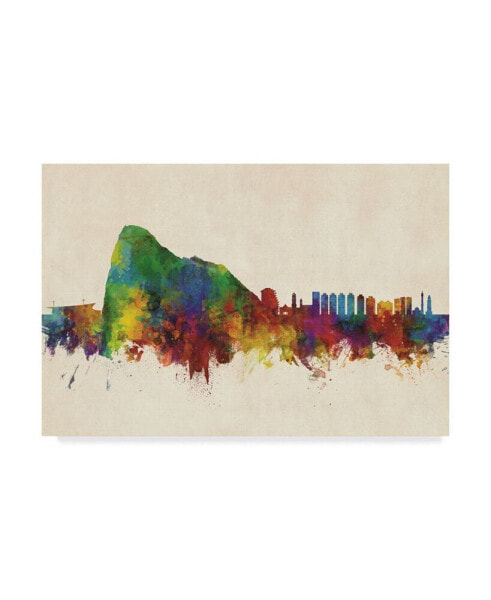 Michael Tompsett Gibraltar Skyline Canvas Art - 20" x 25"