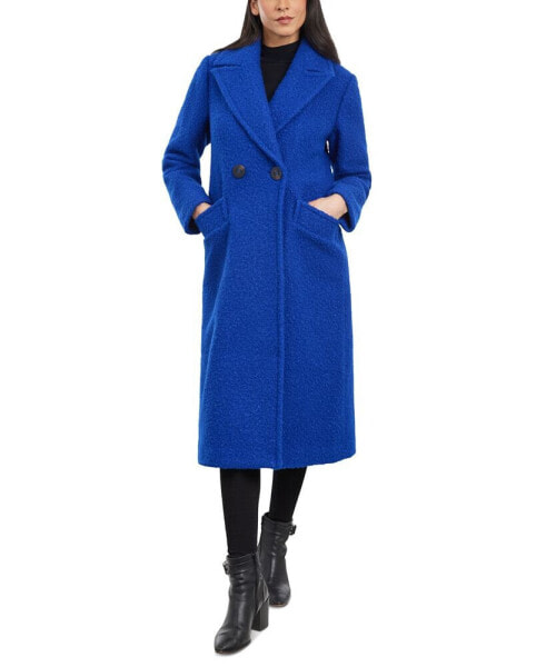 Women's Double-Breasted Bouclé Coat