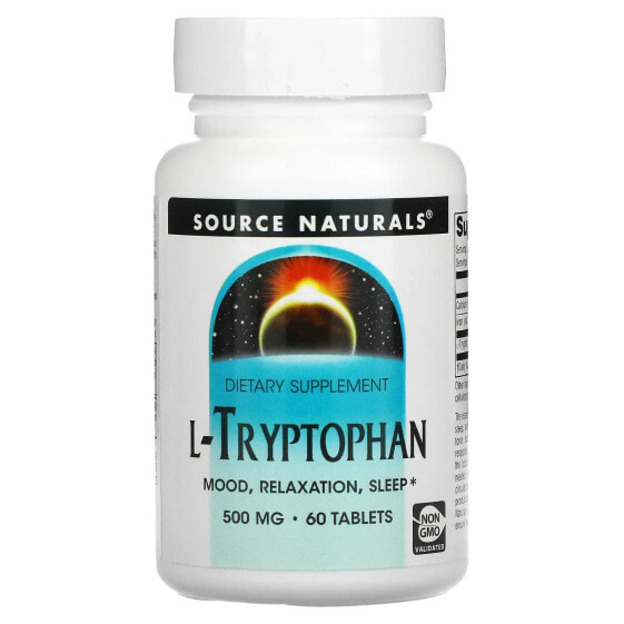 L-Tryptophan, 500 mg, 60 Tablets (166 mg per Tablet)