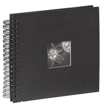 Hama Spiral Album "Fine Art", Black, 50 sheets, Paper, 260 mm, 240 mm