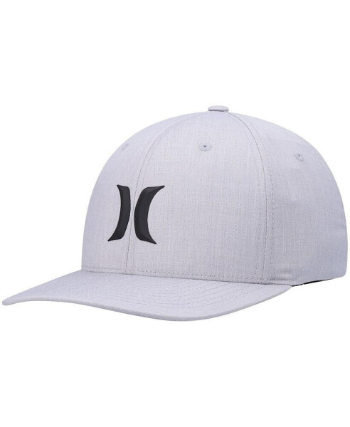 Серый аксессуар для головы мужской Hurley Icon Weld Logo Flex Hat