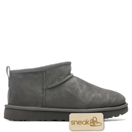 [1116109-GREY] Womens Ugg CLASSIC ULTRA MINI