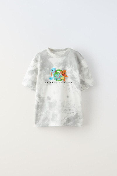 Футболка tie-dye с принтом friends pokémon™ t-shirt ZARA