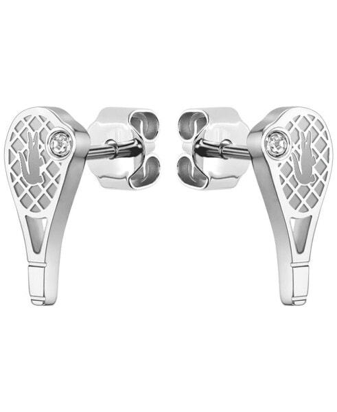Stainless Steel Tennis Racket Earrings