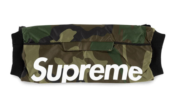 Supreme Logo印花手套 涤纶 手拿包 男女同款情侣款 迷彩绿色 / Сумка Supreme Logo SU6125