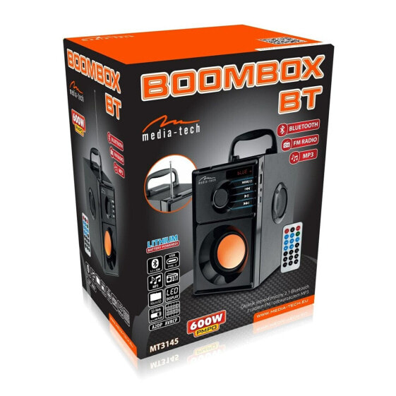 Беспроводная акустика Media Tech BoomBox BT MT3145 V2 Чёрный 600 W