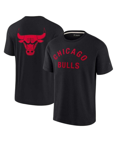 Футболка Fanatics Signature мужская и женская черная Chicago Bulls супермягкая