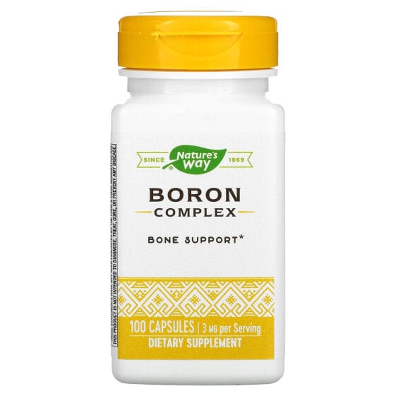 Boron Complex, 3 mg, 100 Capsules