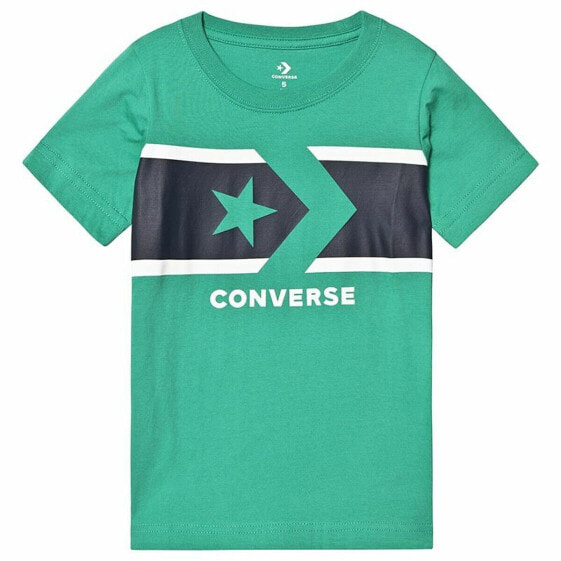 Футболка для малышей Converse Stripe Star Chevron Зеленая