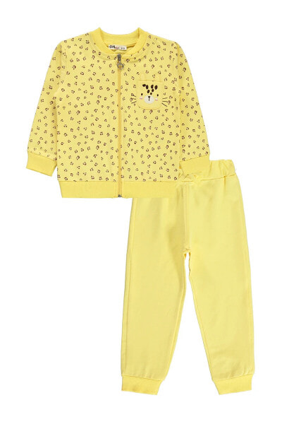 Спортивный костюм Civil Girls для девочек 2-5 лет - желтый