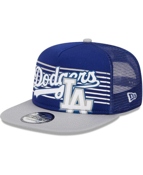 Men's Royal Los Angeles Dodgers Speed Golfer Trucker Snapback Hat