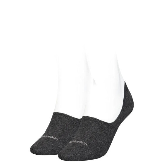 CALVIN KLEIN Footie Mid Cut socks 2 pairs