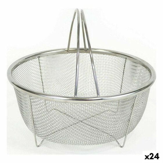 Strainer Quttin Kettle Vegetables Stainless steel 19,5 cm (24 Units)