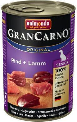 Animonda GranCarno Original Senior Wołowina i jagnięcina 400g