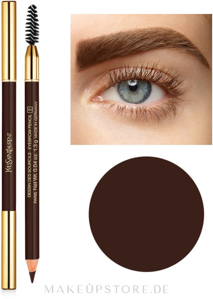 Augenbrauenstift - Yves Saint Laurent Dessin des Sourcils Eyebrow Pencil 2 - Dark Brown