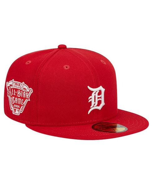 Men's Red Detroit Tigers Logo 59FIFTY Fitted Hat