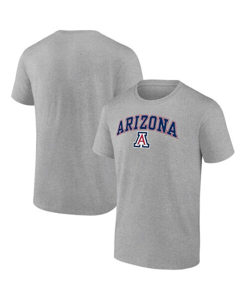 Men's Heather Gray Arizona Wildcats Campus T-shirt