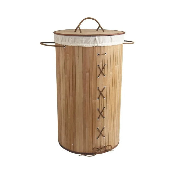 Wäschekorb Korsett aus Bambus