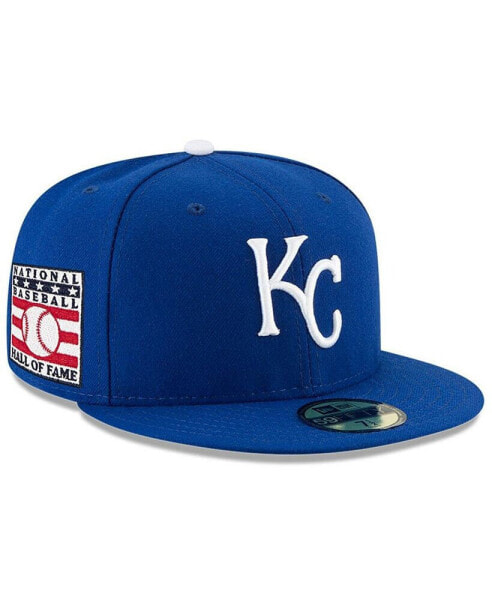 Men's Royal Kansas City Royals National Baseball Hall of Fame 59FIFTY Fitted Hat