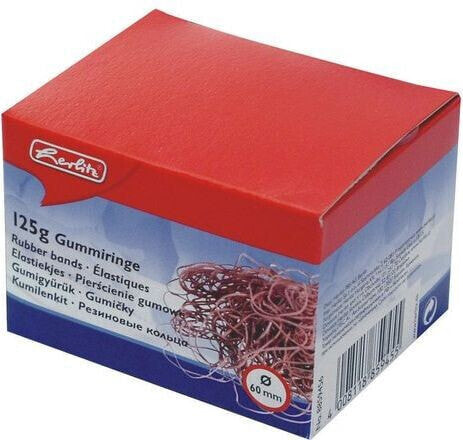 Herlitz Gumki recepturki czerwone, opakowanie 125g (HER010)