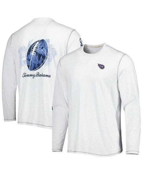 Men's White Tennessee Titans Laces Out Billboard Long Sleeve T-shirt