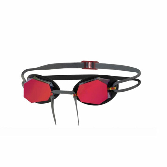 Очки для плавания Zoggs Diamond Mirror Чёрный Красный Один размер