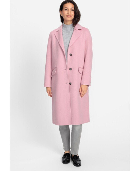 Women's Wool Blend Car Coat