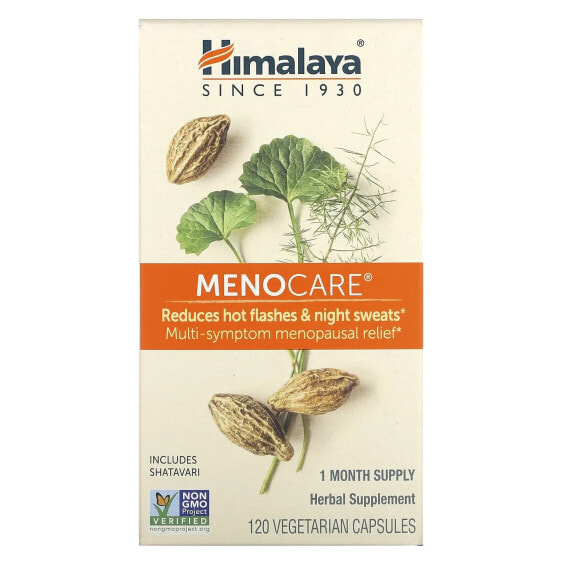 Витамины для женского здоровья Himalaya Herbals MenoCare, 120 вегетарианских капсул